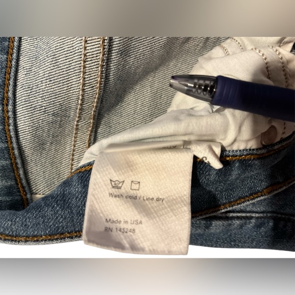 Reformation Women’s Skinny Boot Cut Jeans 25, Blue Stretch Medium Wash Straight - Picture 6 of 11